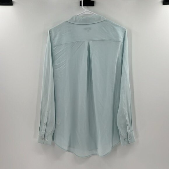 Equipment Femme Essential Silk Shirt - Pale Blue - Small - Picture 6 of 6